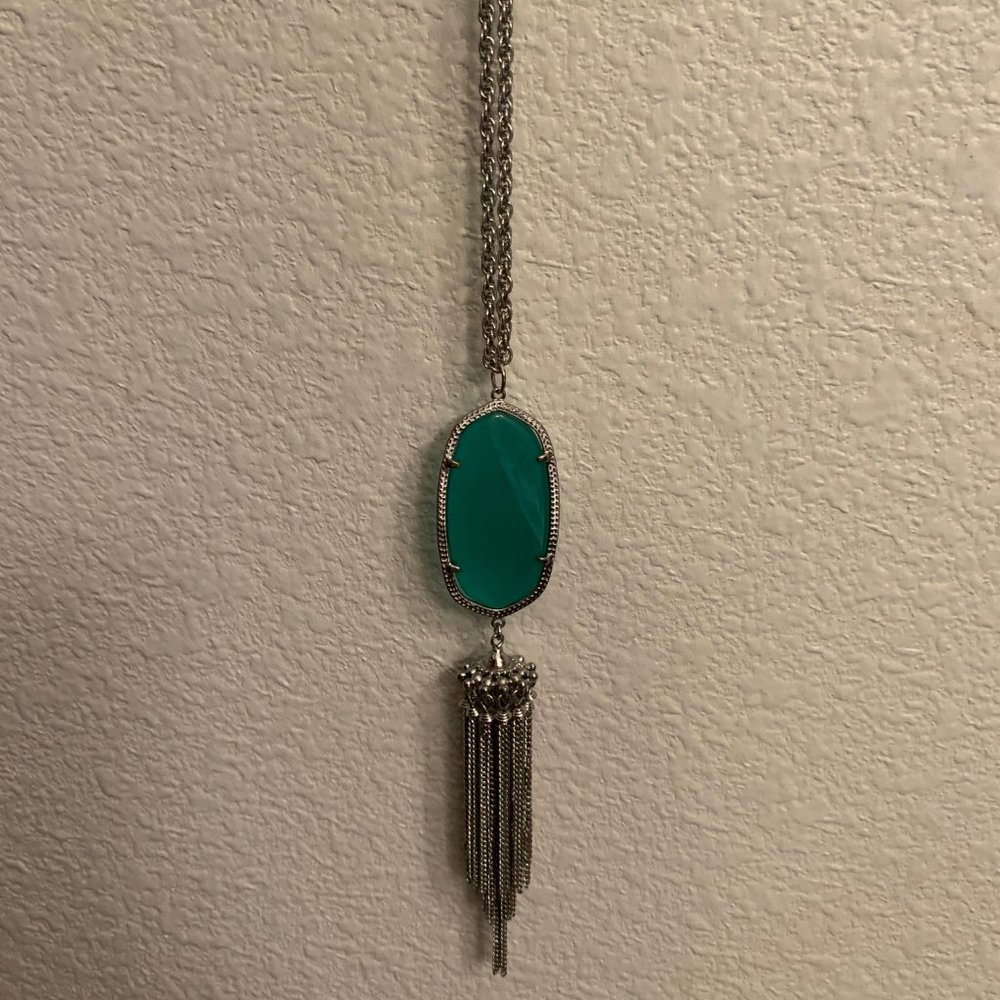 Kendra Scott Rayne Necklace Green